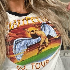 Led Zeppelin baseball tee
